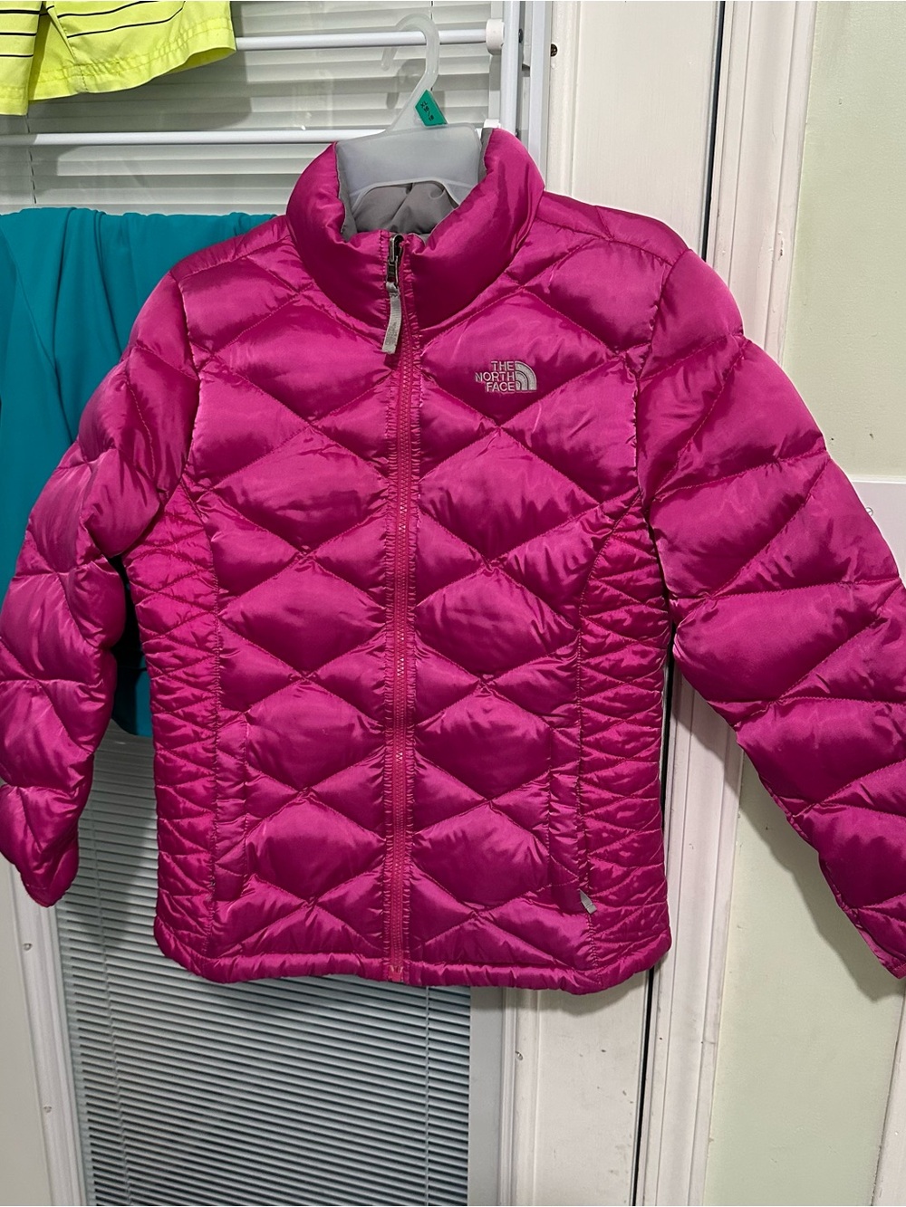 The North Face Girls' Fuchsia Packable Puffy Jacket